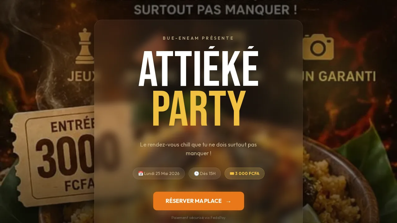 Aperçu de Attiéké Party ENEAM
